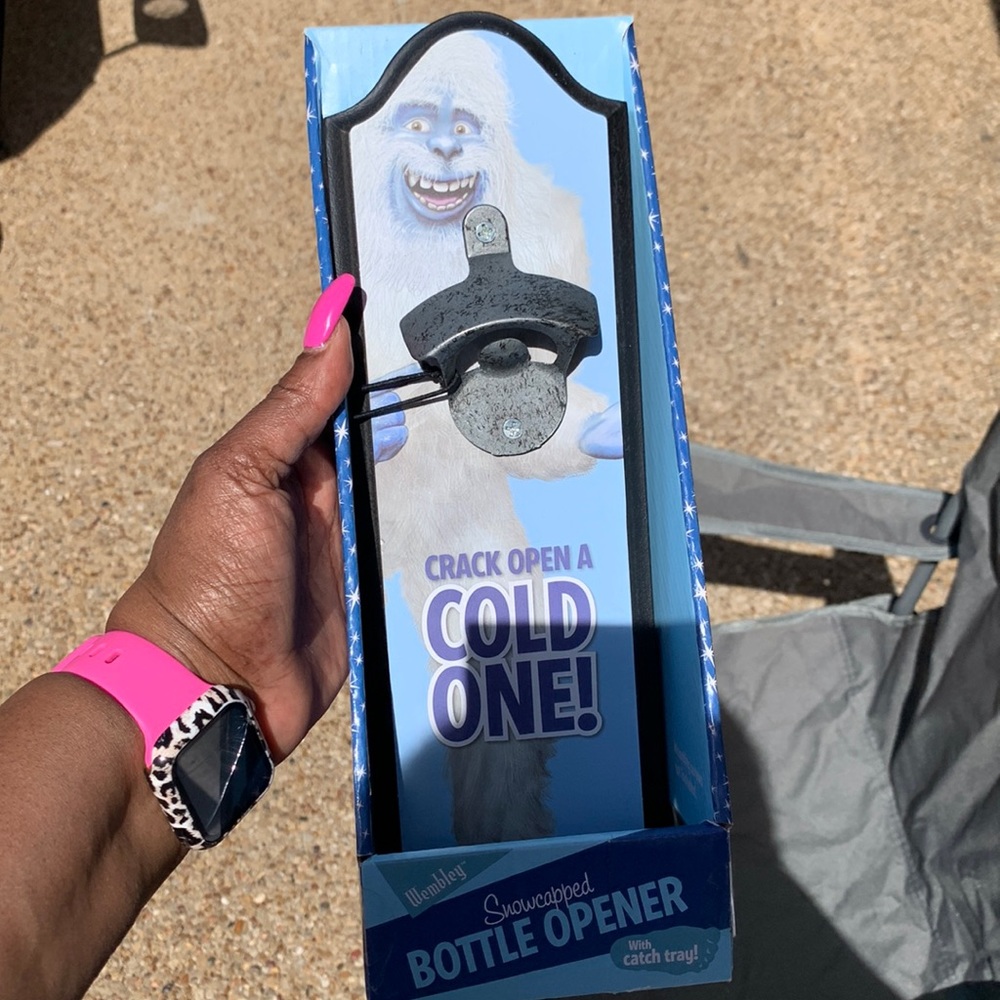 Crack a cold one bottle opener